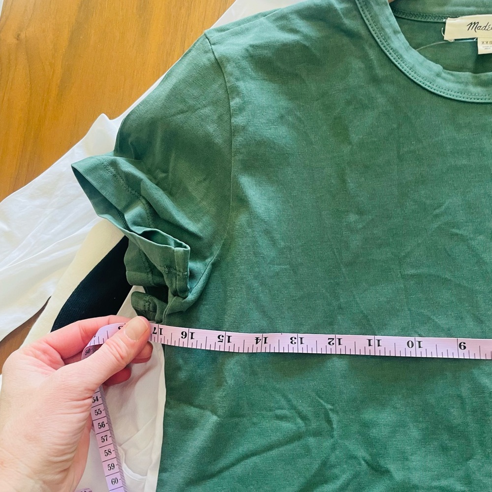 Madewell The Perfect Crewneck Tee in Allday Jersey Cotton NWT - Picture 7 of 9